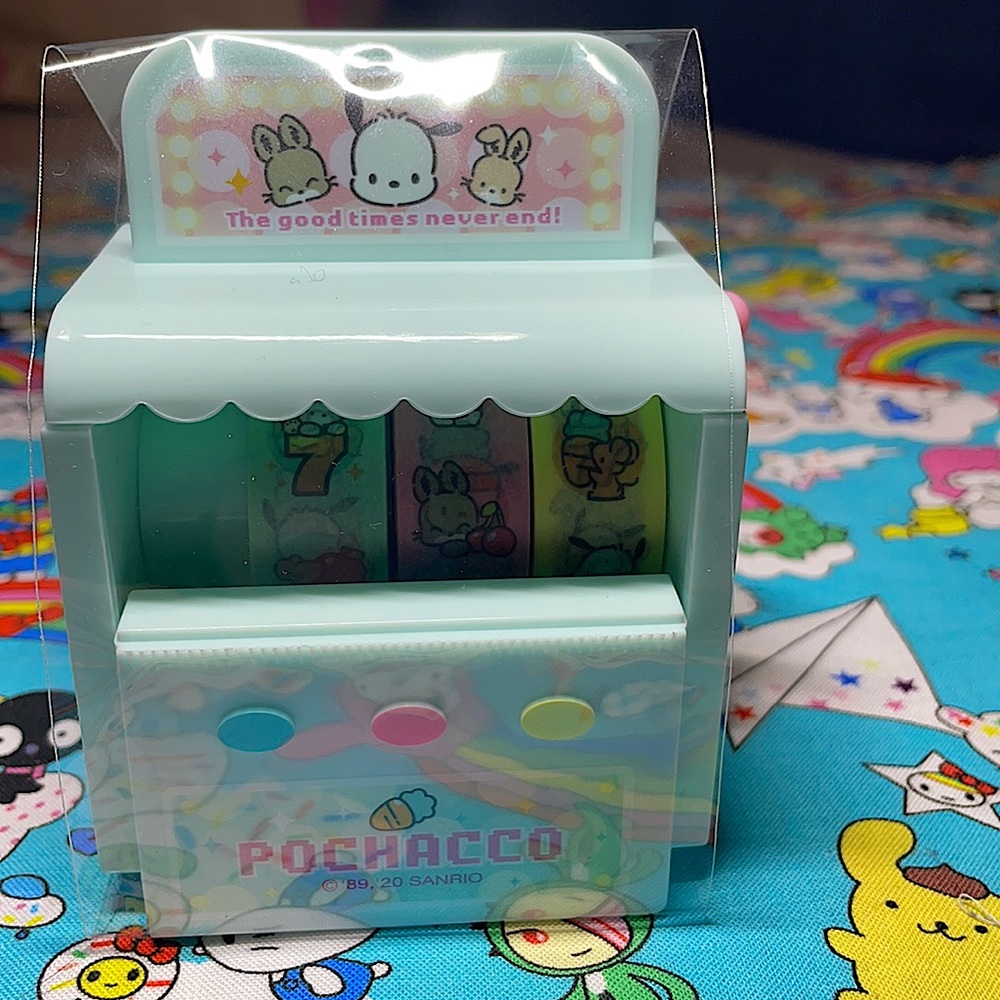 Pochocco washi tape slot machine!!